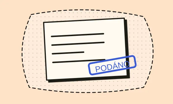 Podací lístek s razítkem pošty